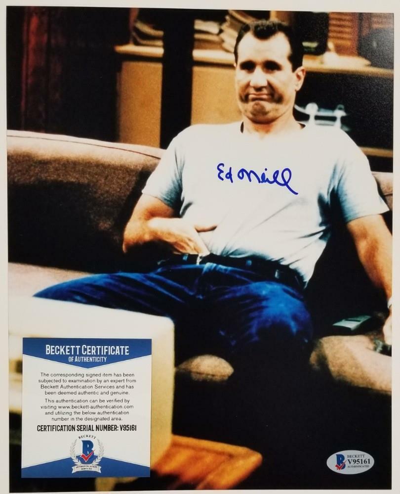 Ed O'Neill signed 8x10 Photo Poster painting #3 Married With Children Autograph~ Beckett BAS COA