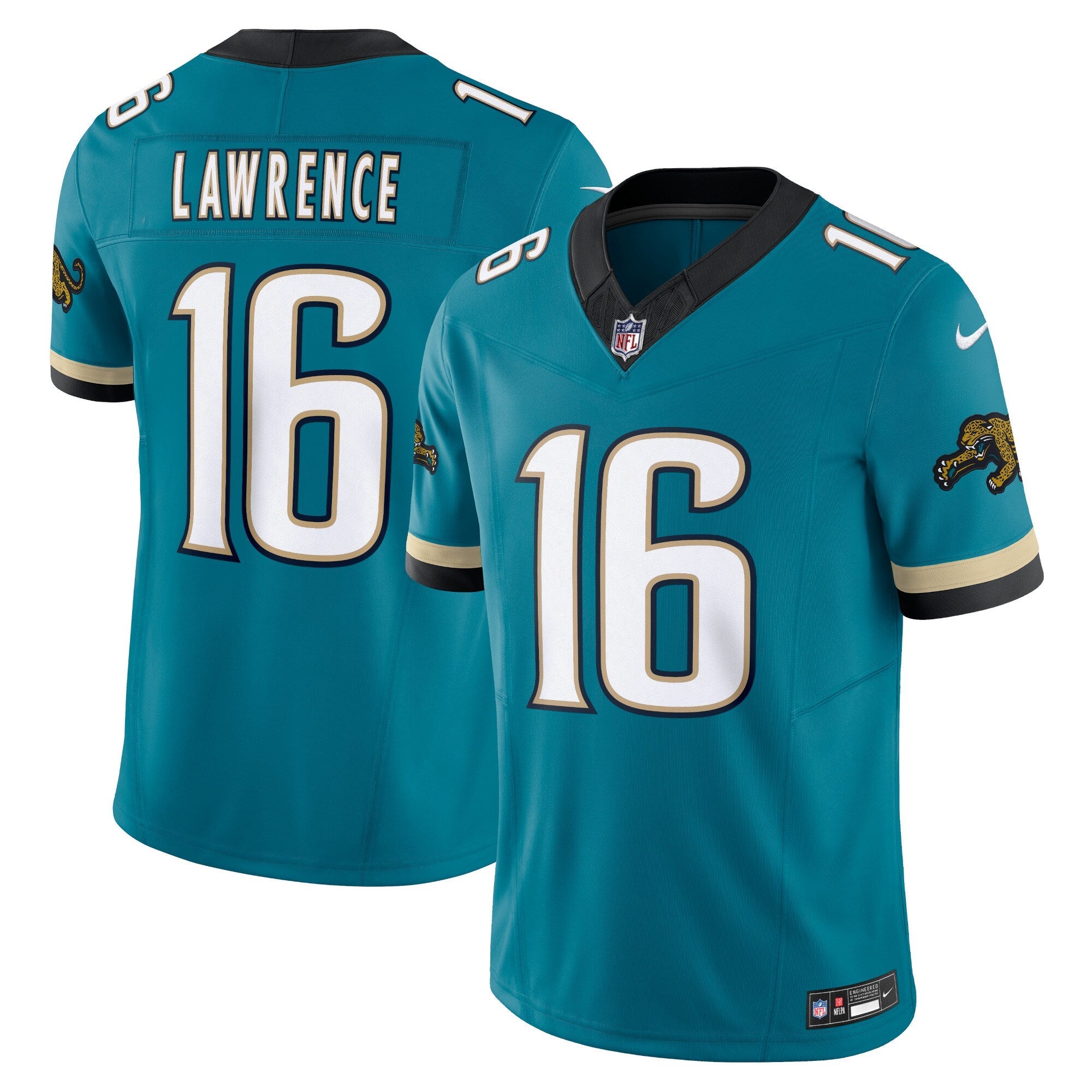 Trevor Lawrence Jacksonville Jaguars Nike Prowler Throwback Vapor F.U.S.E. Limited Jersey - Teal mysite