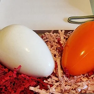 birthing sex toys Silicone Birthing Eggs Gift Box - Silver Duo (Kegel Eggs - Vaginal Eggs -  Anal Eggs