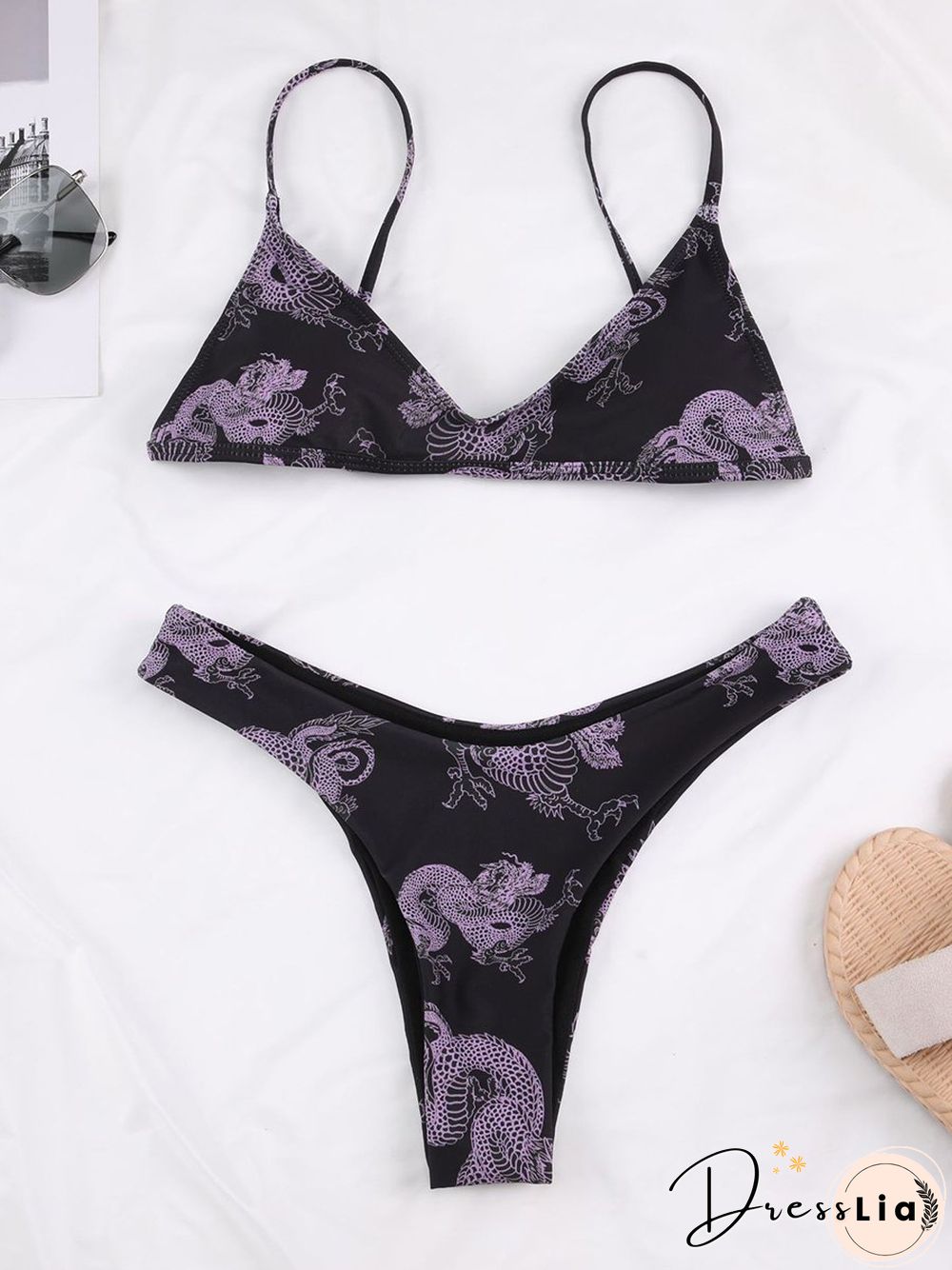 Three Piece Gragon Net Shirt P15902