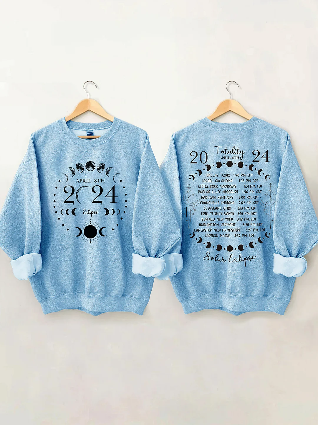 Total Solar Eclipse April 8th 2024 Sweatshirt