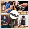 2 Bay Angle Grinder Rack Wall Mount Organizer Bracket for Grinders Power Tools