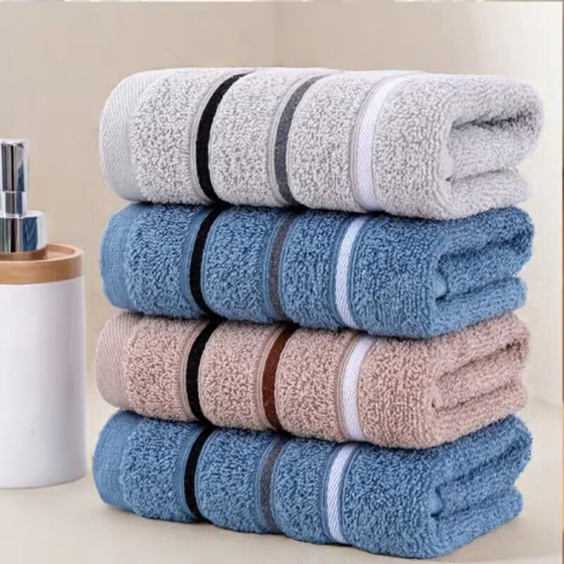 Gaoyang Towel Household Absorbent Dark Cotton Towel Adult Thickened Soft Stall Towel Factory