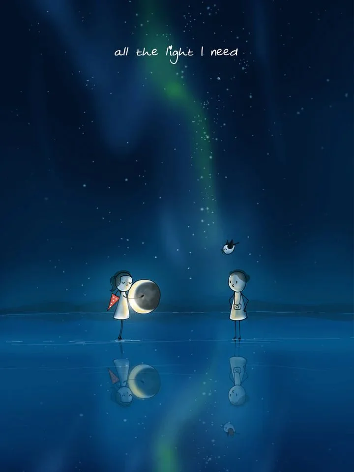 Two People Small World 40*50CM(Canvas) Full Round Drill Diamond Painting gbfke