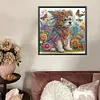 Chien - peinture diamant de forme sp&eacute;ciale - 30*30cm