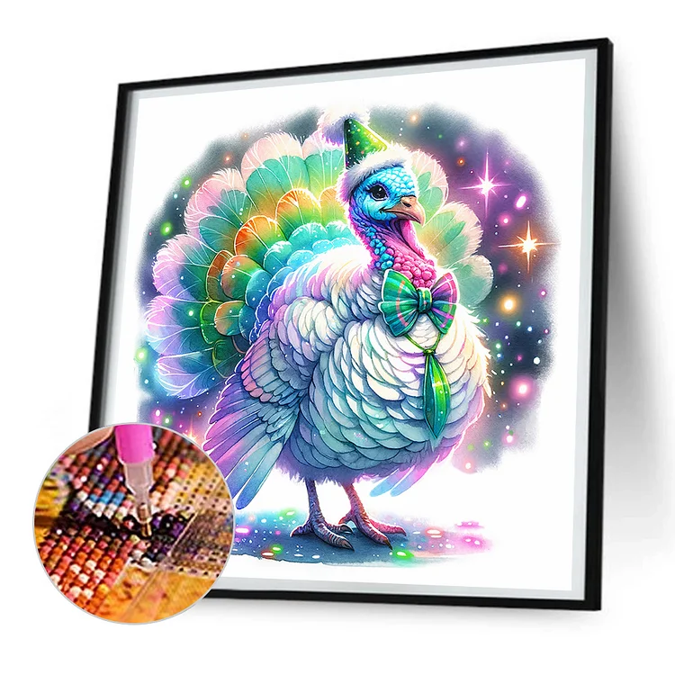 Shining Peacock Diamond Painting Painting