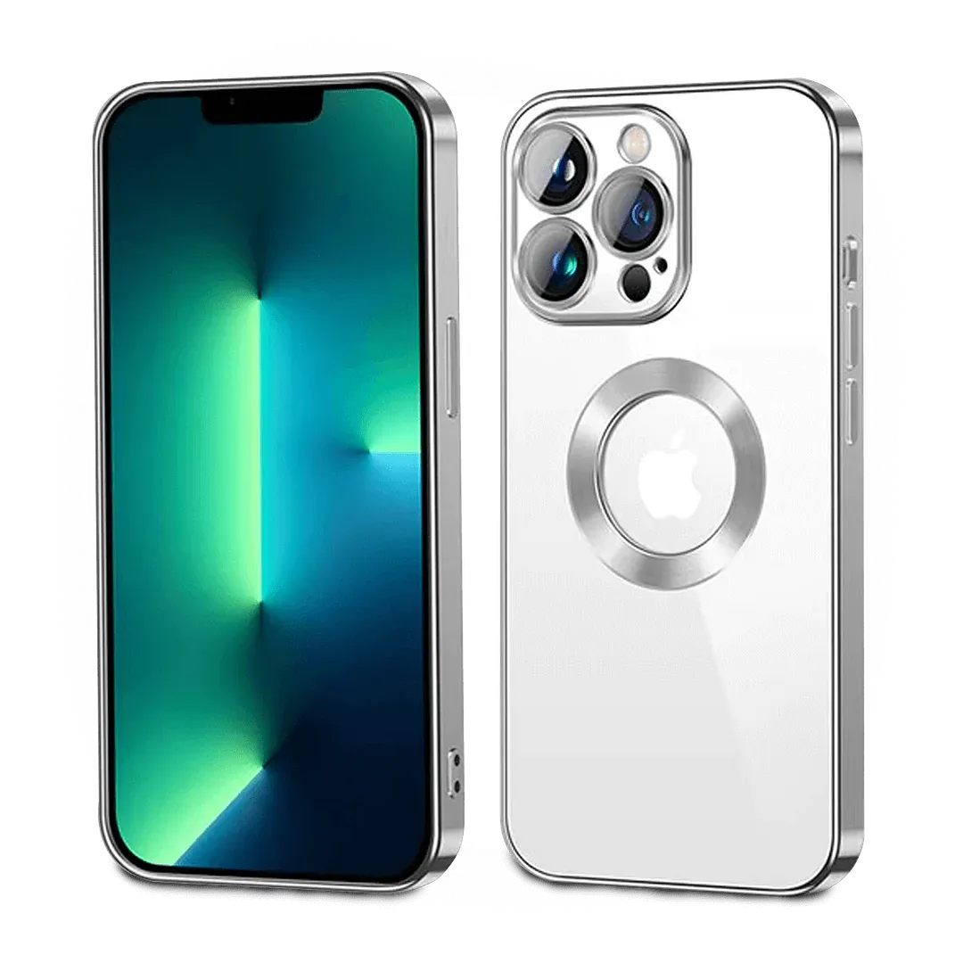 Chrome iPhone Case with Camera Protector