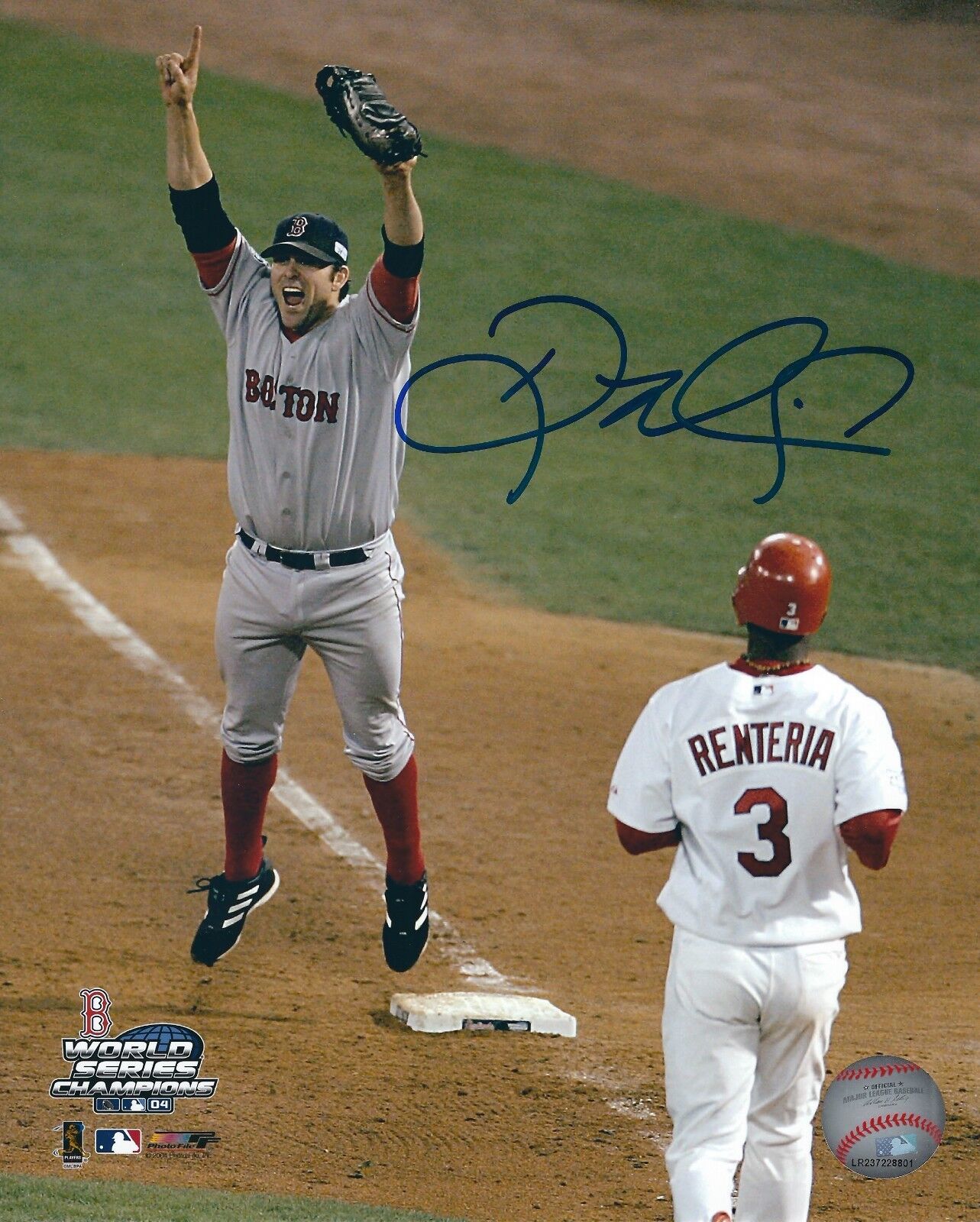 AUTOGRAPHED 8x10 DOUG MIENTKIEWICZ Boston Red Sox Photo Poster painting W/COA