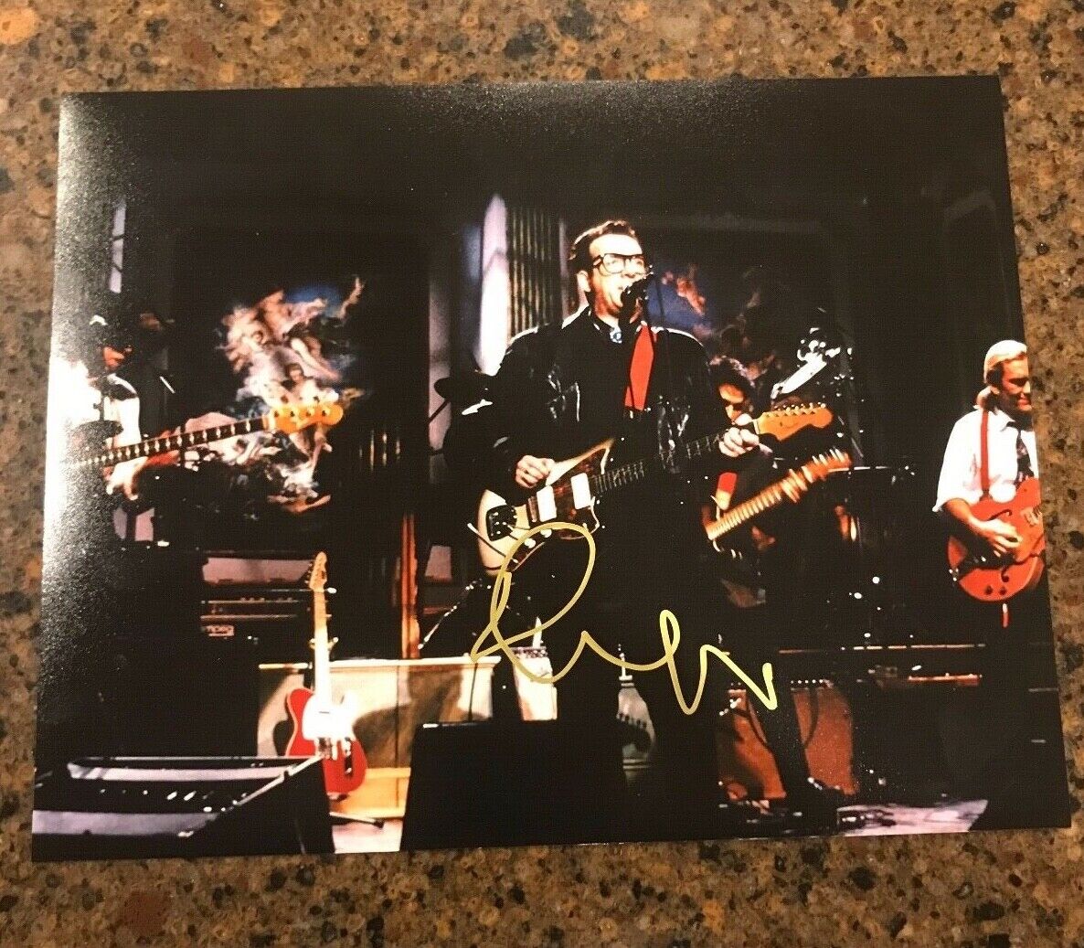 * ELVIS COSTELLO * signed autographed 11x14 Photo Poster painting * GET HAPPY * SHE * PROOF * 5