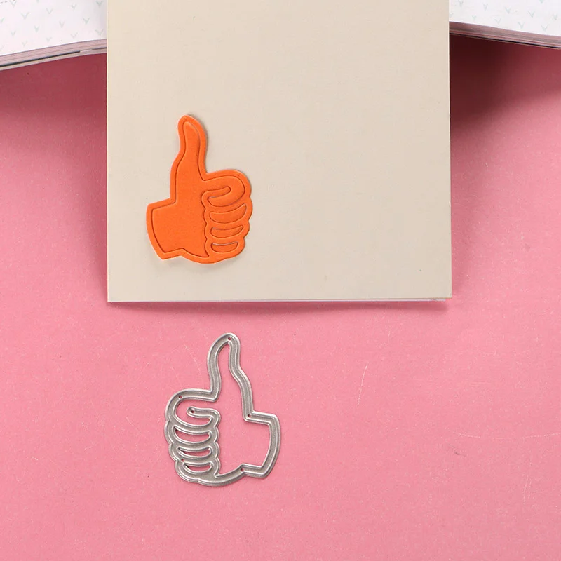 Nigikala METAL CUTTING DIES thumb up embossing stencil DIY Scrapbook Paper Album 2023 new