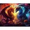 Dragon-14CT Stamped Cross Stitch 50*40cm tapestrymarket