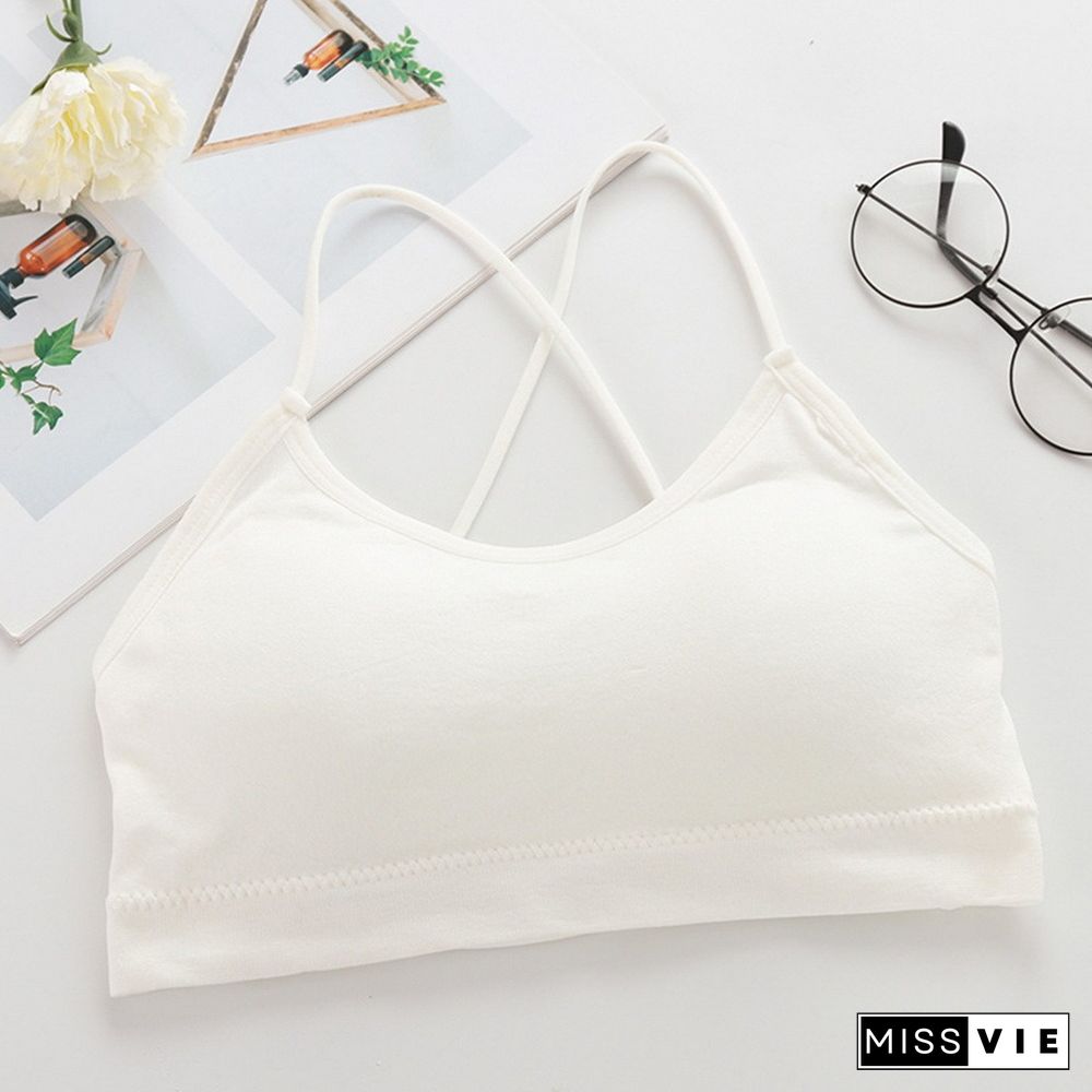 Sexy Lace Bralette Tube Tops Bandeau Summer Women Lace Bra Tanks Crop Tops Bandeau Girl Underwear Solid Color Camisole Hot Sale