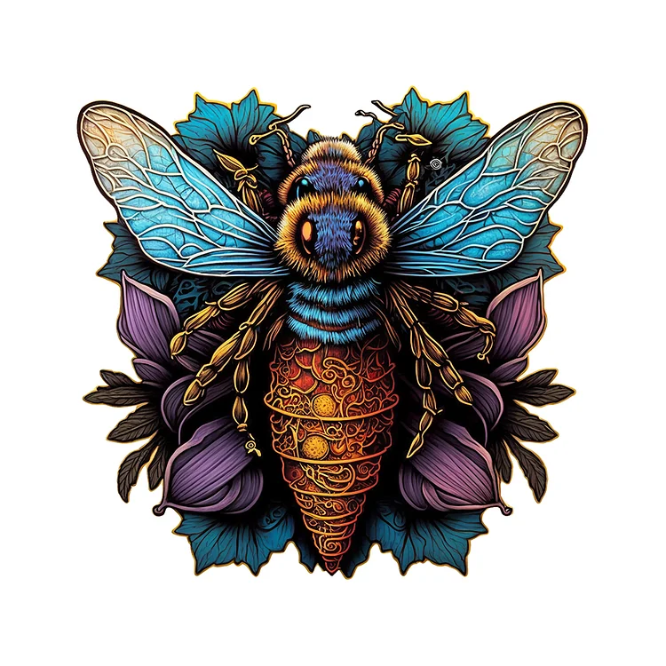Ericpuzzle™ Bee Wooden Jigsaw Puzzle