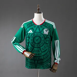 2026 Mexico National Home Long Sleeve Football Shirt 1:1 Thai Quality