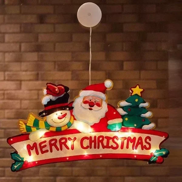(🎄Special Discounts Before X-mas🎁) ❣️Luxury Lovely Christmas Window Hanging Lights🏮