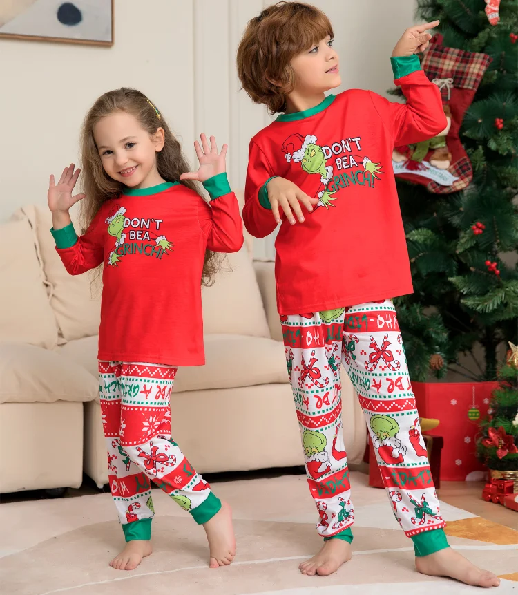 Family Matching Christmas Grinch 2023 Pyjama Set – The All Day Shop