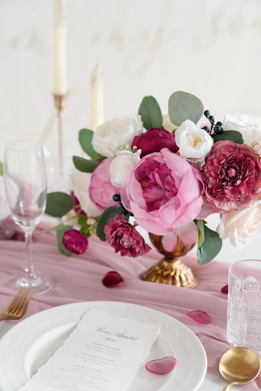 Natural Touch Peony Designer Flower Boxes