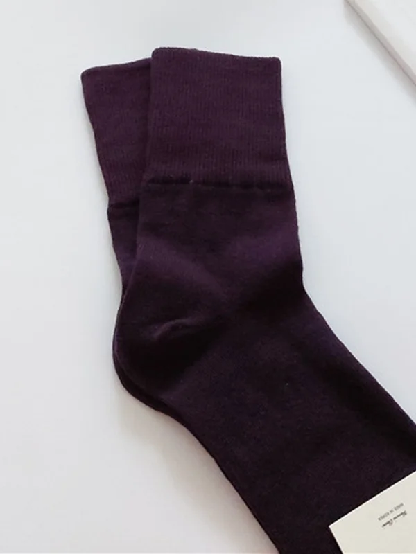 Casual Simple 9 Colors Socks