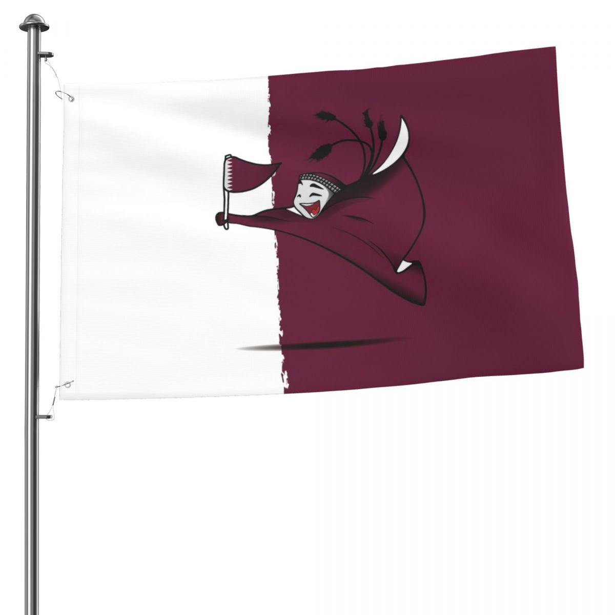 Qatar World Cup 2022 Mascot 2x3FT Flag