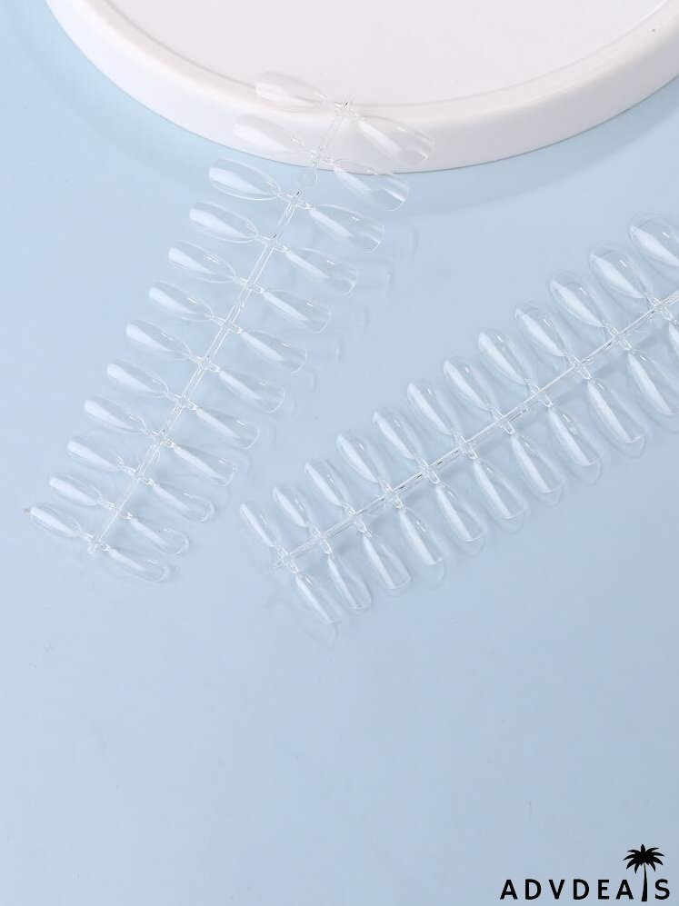 504pcs Clear Fake Nail