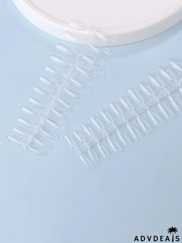 504pcs Clear Fake Nail