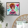 Diamond Painting-DIY Full Round Drill Cartoon Girl(40x40cm)