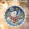 Winter Polar Bear DIY Diamond Painting Pendant for Adults Single-Side Drill
