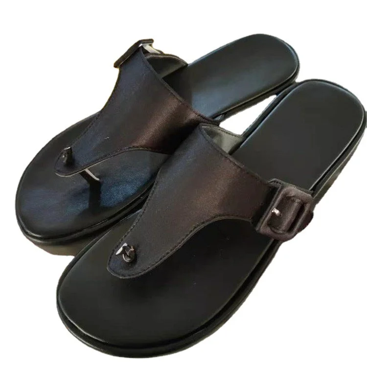 Yyvonne Slippers Women's New Large Beach Shoes Loose Cake And Leisure Low Help Clip Pink Slippers