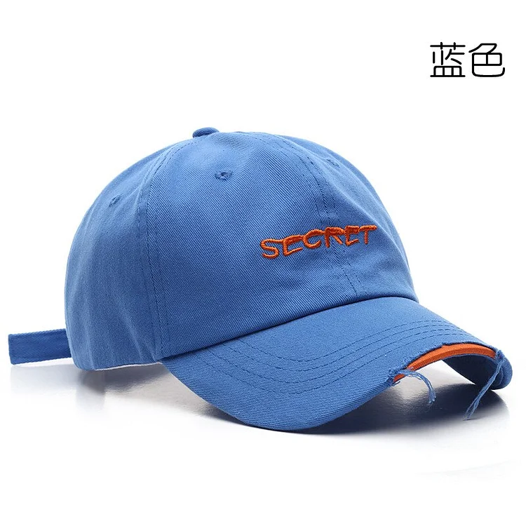 Womens Baseball Cap KoreanPersonality Letter Embroidery Cap Trendy Men Street Sports Casual Baseball Cap Womens Hat