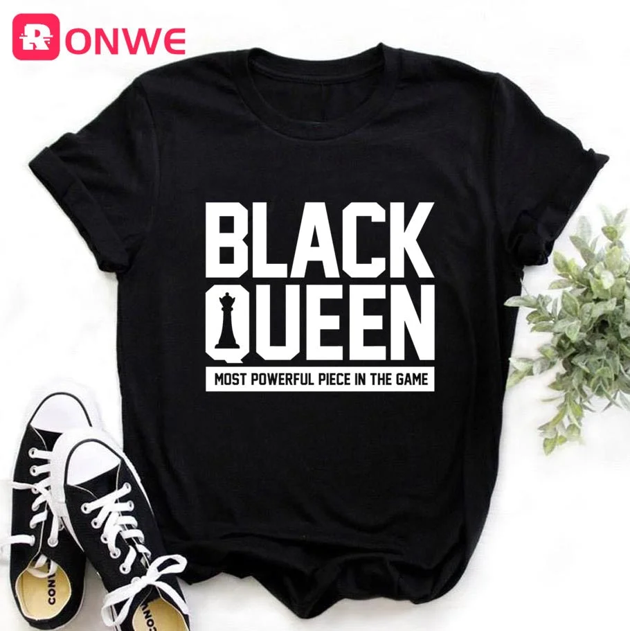 I Am A Strong Melanin Queen t shirt Women Clothes African Black Girl History Month Female T-shirt Melanin Tee Shirt,Drop Ship