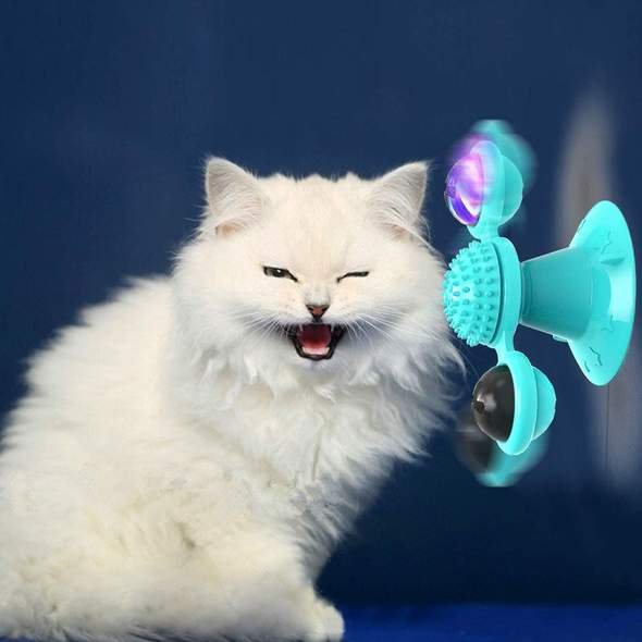 Rotating Windmill Cat Toy