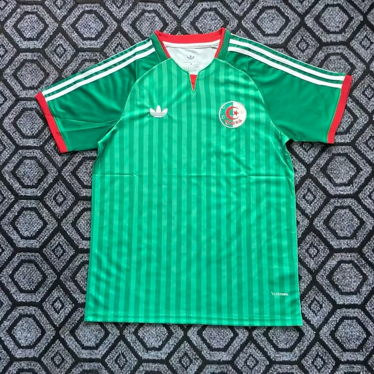 2025-26 Algeria Away Green Jersey - Fan Edition