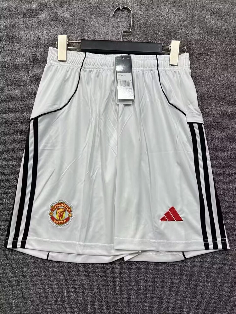 25/26 Manchester United Home Shorts Fan Edition