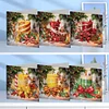 6Pcs Christmas Reindeer Candle DIY Diamond Painting Card for Friends Family Gift