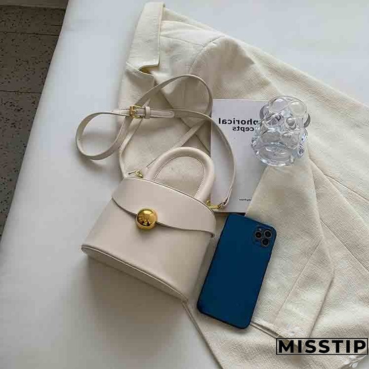Summer Crossbody Bags Ladies Bucket PU Shoulder