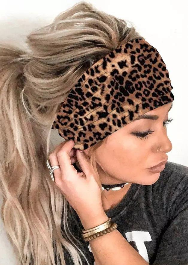 Boho-chic Leopard Printed Women's Headband