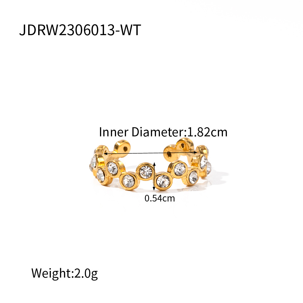Gold Zirconia Ring