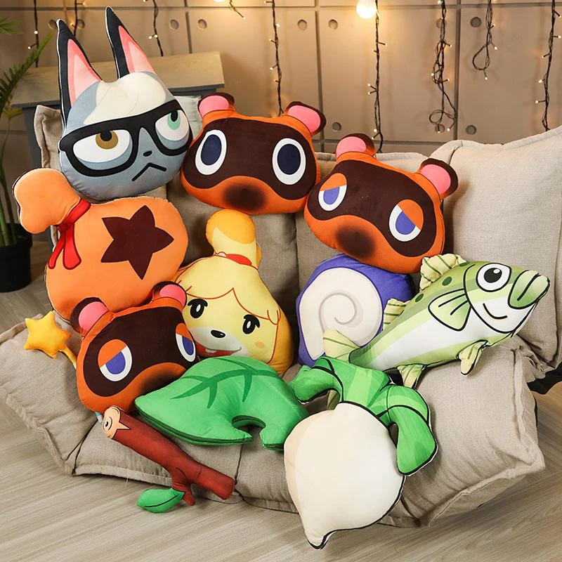 37CM Animal Crossing Cartoon Plüsche Puppe Weich Puppe Kissen