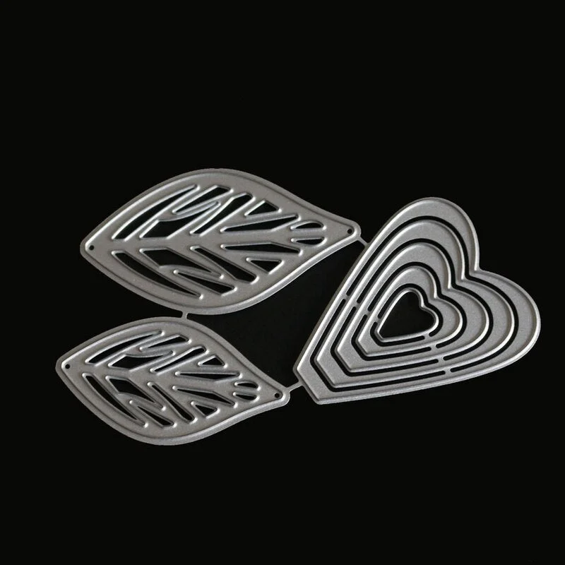 3D Flowers Leaves Stencil Metal Cutting Dies Scrapbooking Craft Dies Stamps and Dies Embossing