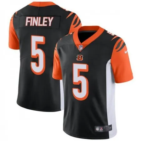 Men's Cincinnati Bengals #5 Ryan Finley Black Vapor Untouchable Limited Stitched NFL Jersey