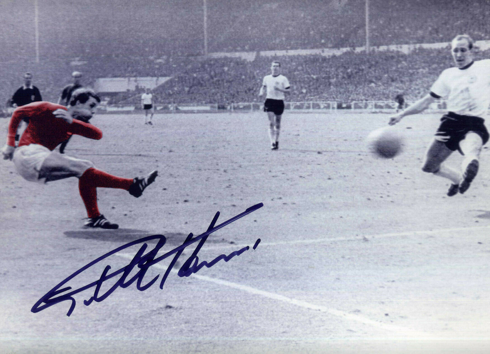 GEOFF HURST Signed Photo Poster paintinggraph West Ham United & England World Cup 1966 Preprint