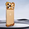 Aluminum Alloy Irregular Shape Frameless Phone Case (iPhone Compatible)