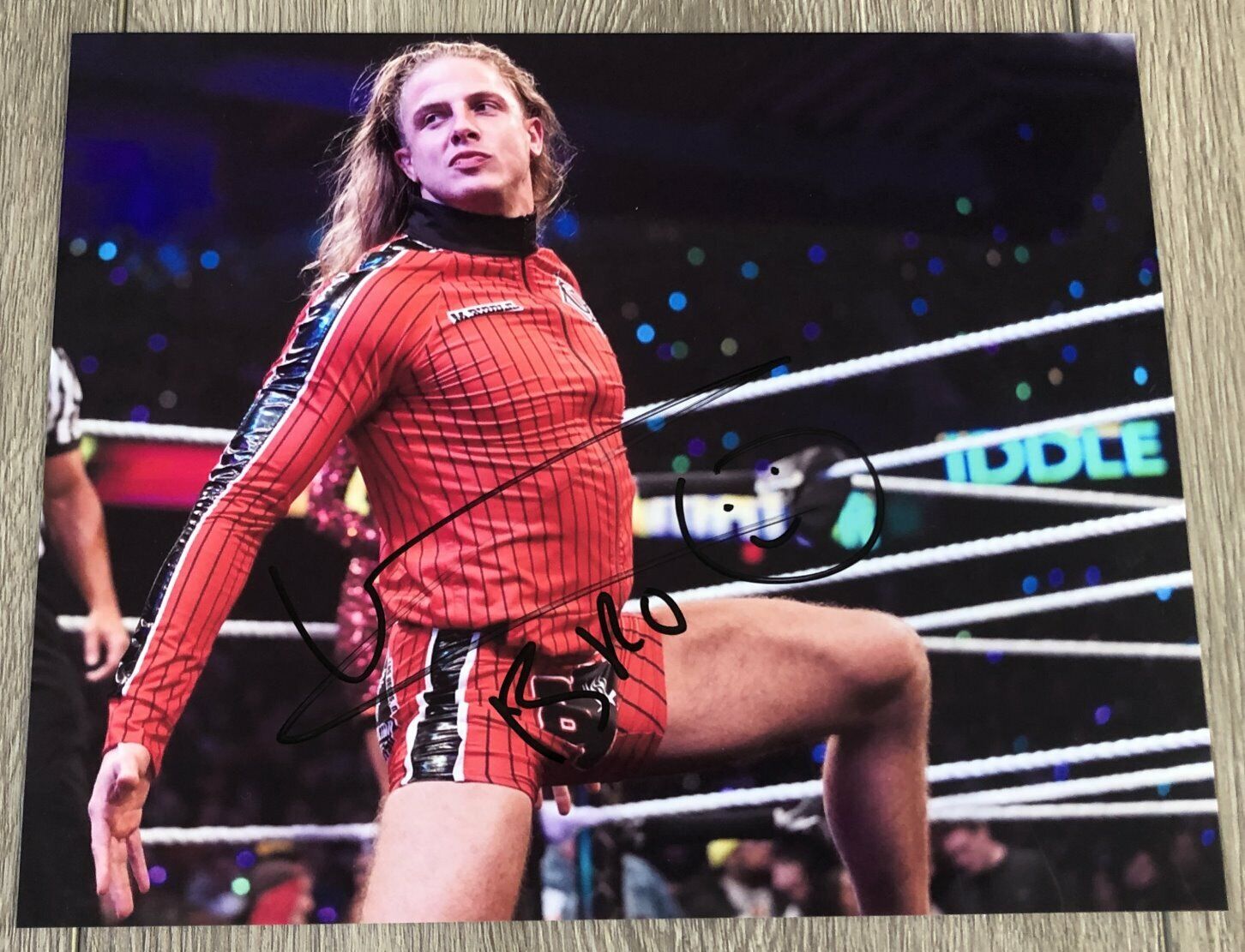 MATT RIDDLE RK BRO SIGNED AUTOGRAPH WWE RAW SMACKDOWN NXT 8x10 Photo Poster painting B w/PROOF