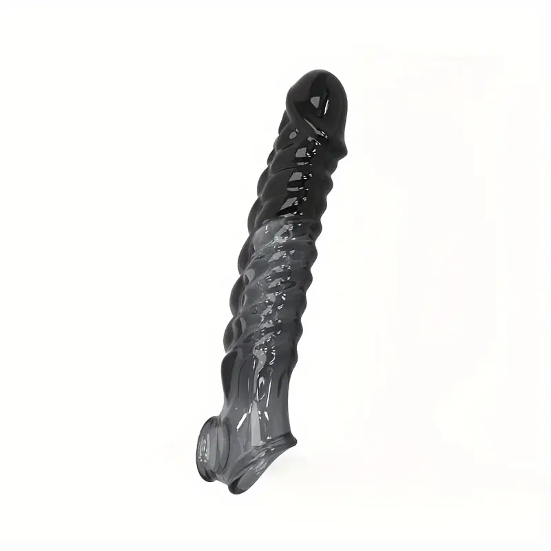 Penis Sleeve Extensions Condom Male Penis Sleeve Vibrators - Rose Toy