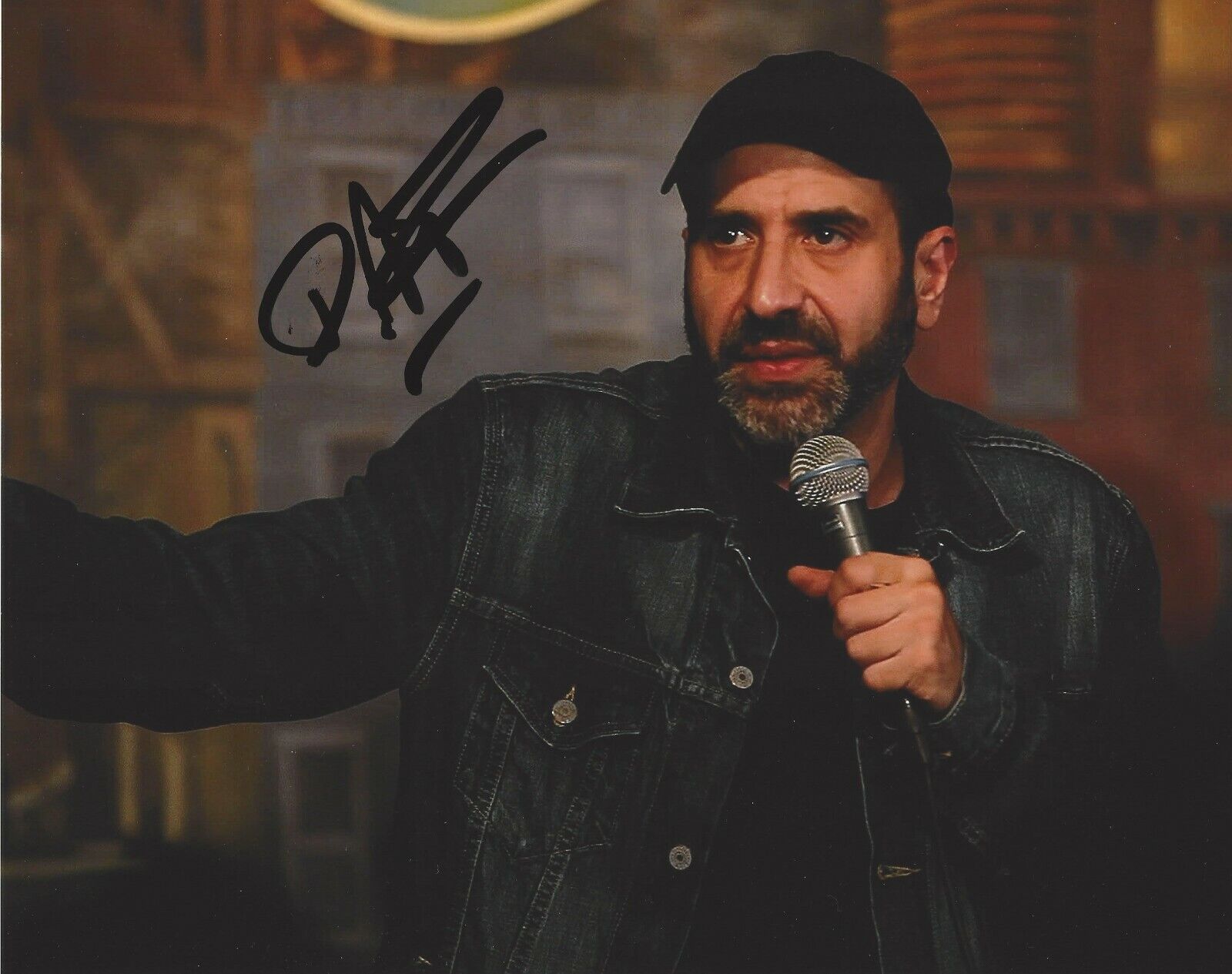 DAVE ATTELL SIGNED AUTHENTIC 8x10 Photo Poster painting w/COA B STAND UP COMEDY COMEDIAN ACTOR