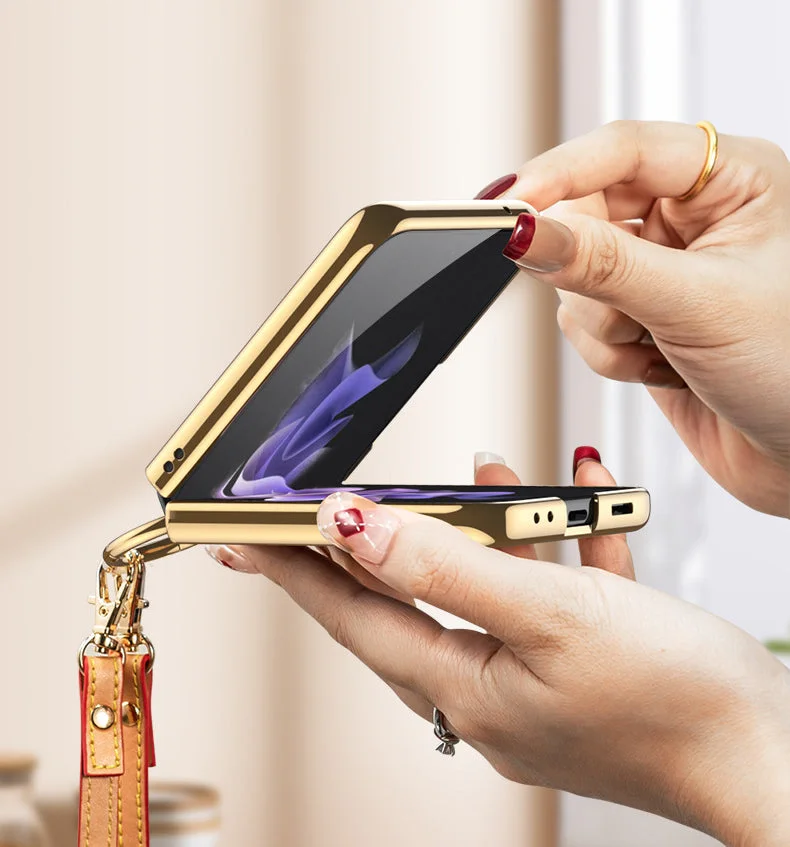 Samsung Zflip3 Lanyard Buckle Foldable Phone Case