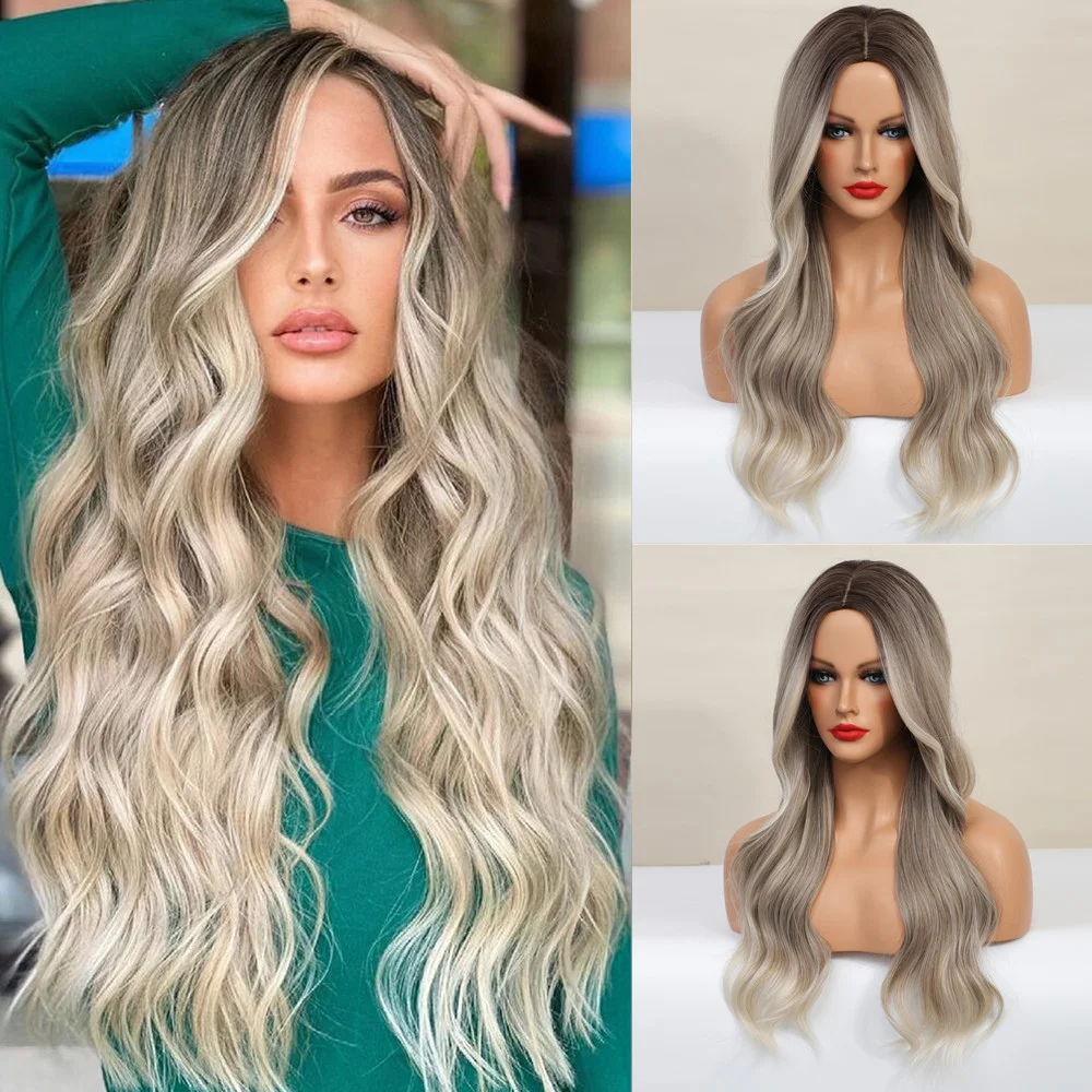 Jewtribute Hair®|Blonde Lace Wigs Long Wavy wig
