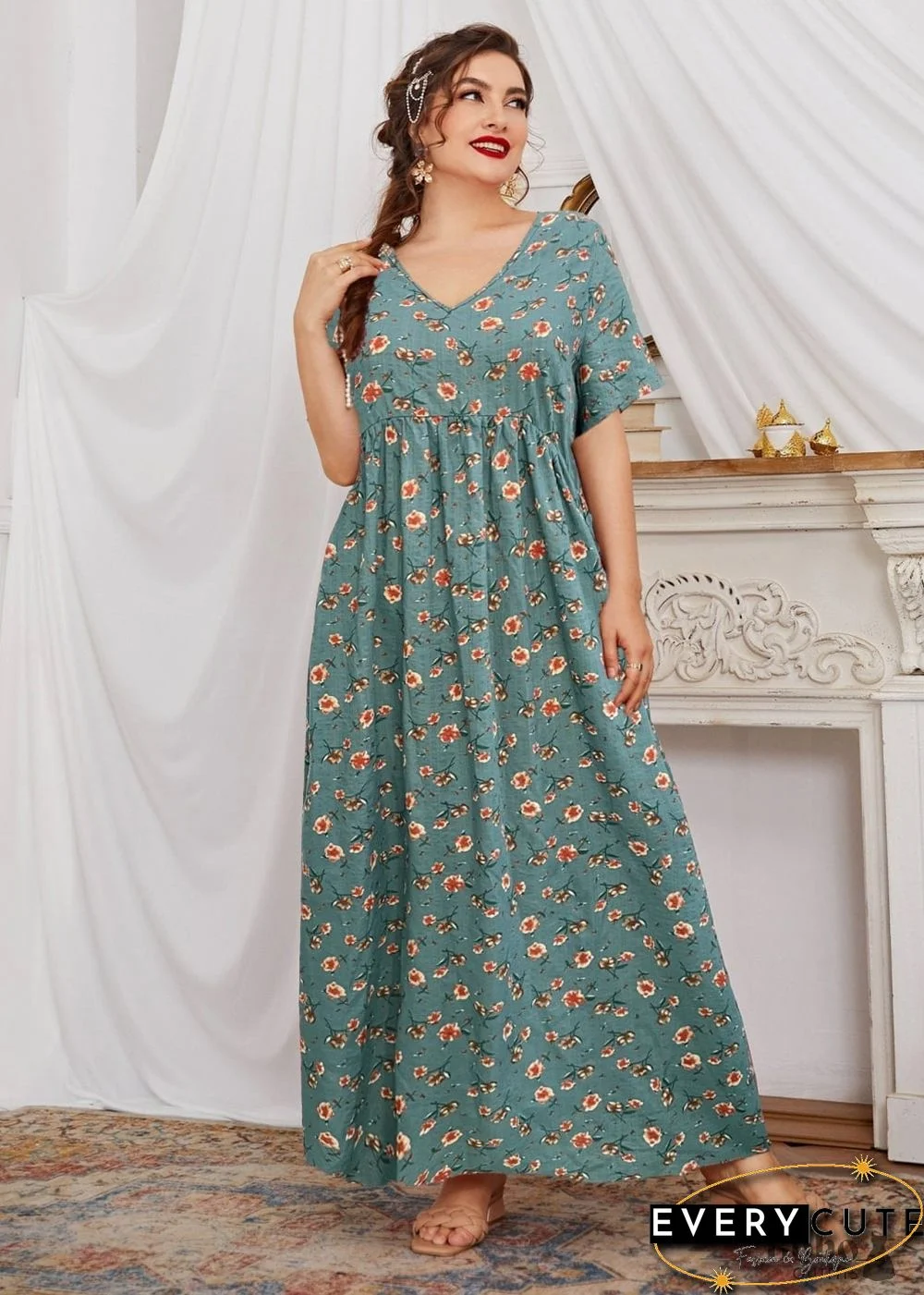 Boho Plus Size Athina Maxi Dress For Women