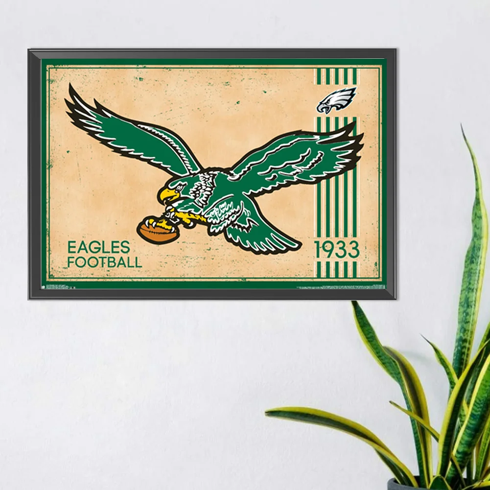Diamond Painting - Full Round Drill - Philadelphia Eagles(Canvas|45*30cm)