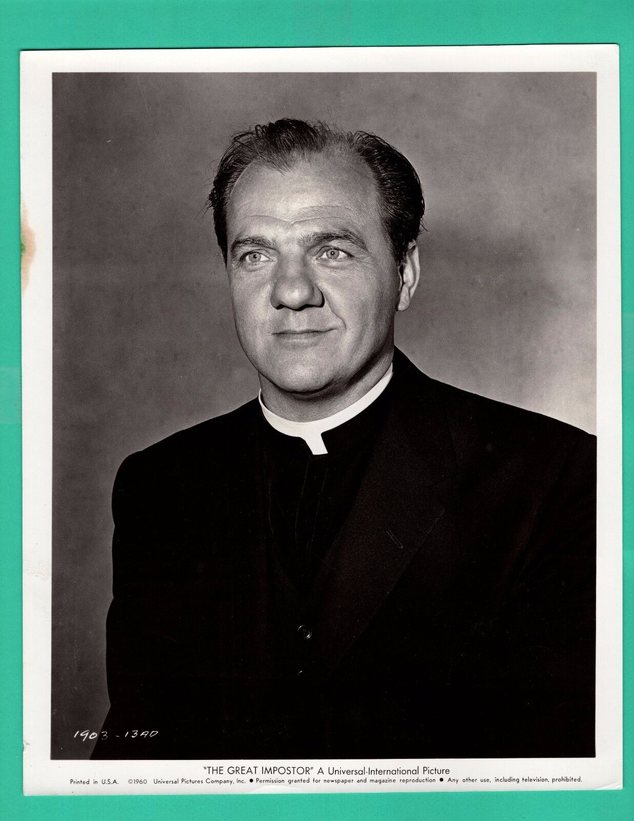 KARL MALDEN Actor Movie Star Great Impostor Movie Promo 1960 Vintage Photo Poster painting 8x10